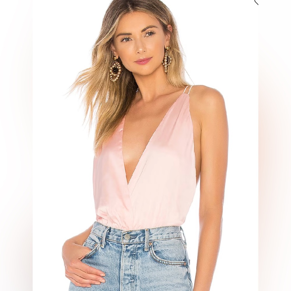 REVOLVE by the way. Sage Bodysuit in Blush